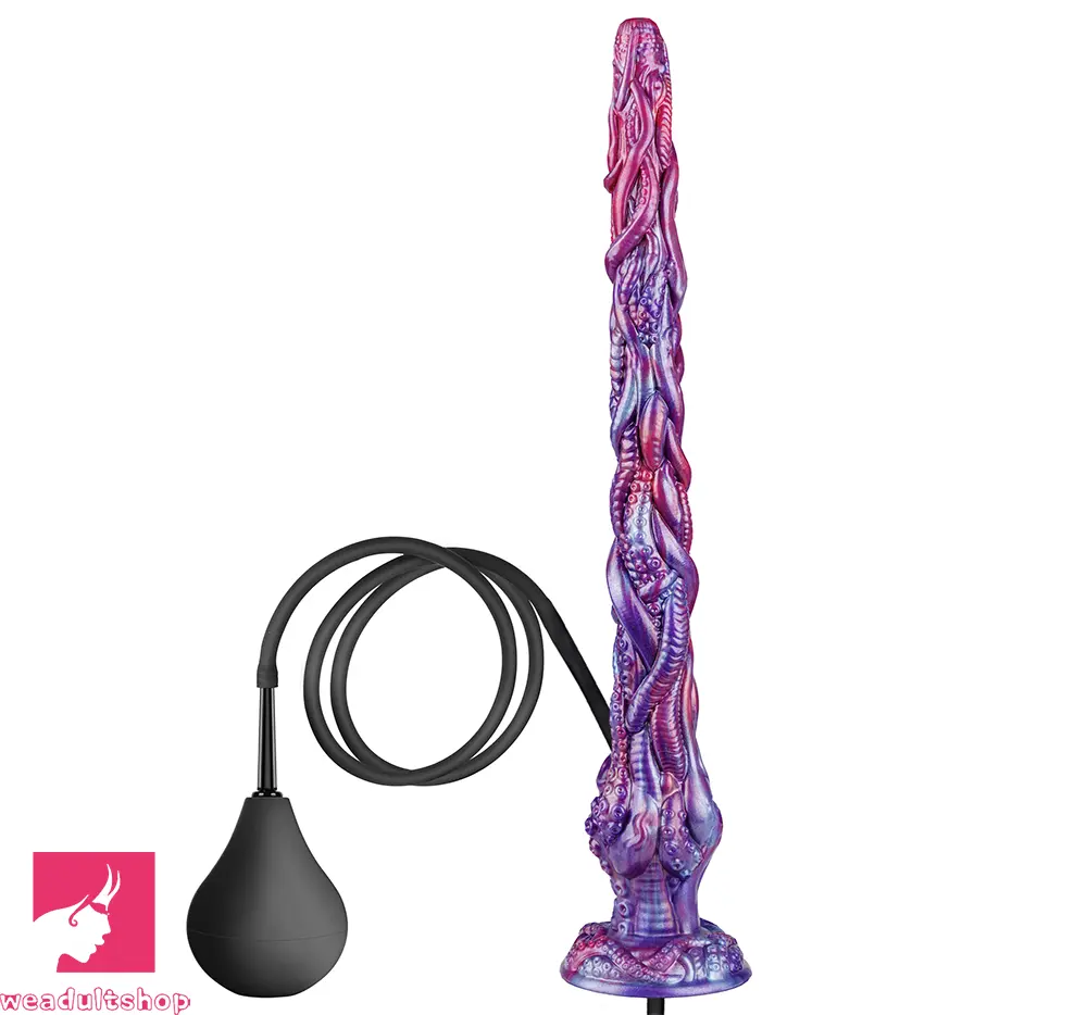 19.88in Huge Long Squirting Tentacle Monster Silicone Fantasy Odd Dildo