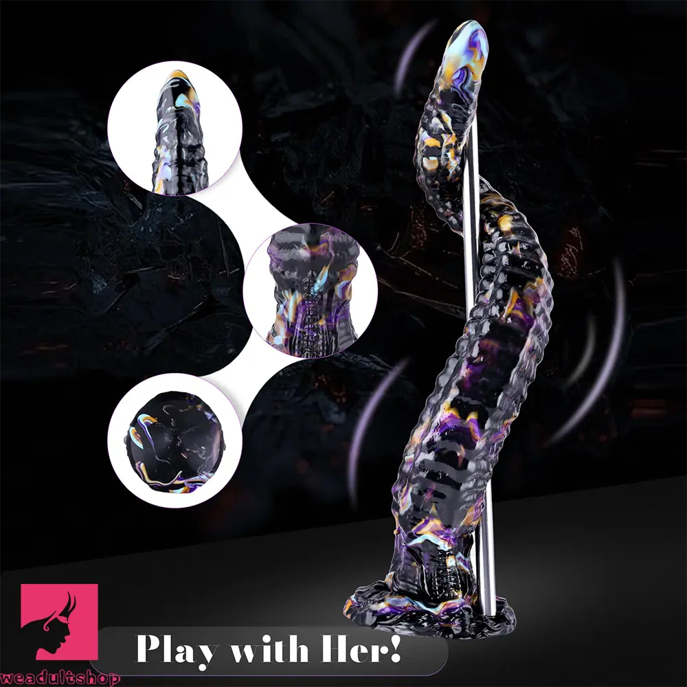18.22in Fantasy Dragon Odd Silicone Big Long Monster Dildo For Touch