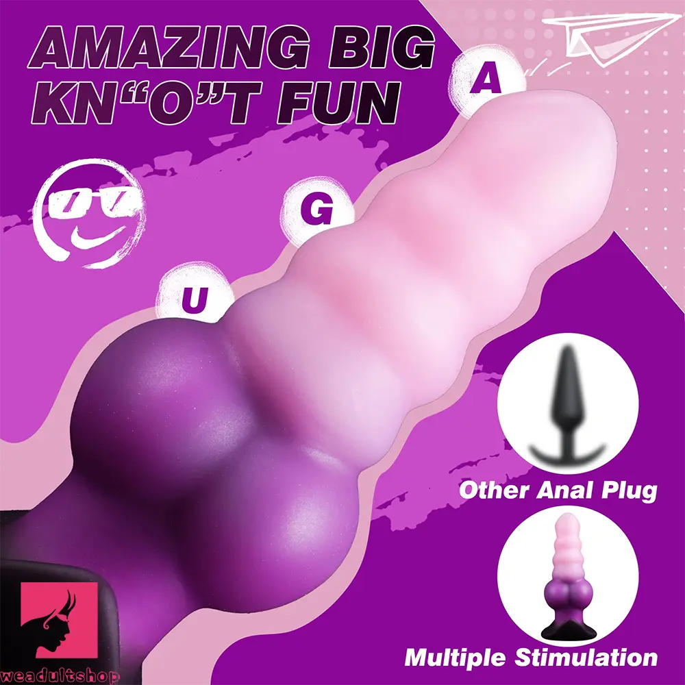 5.3in 6.3in 7.28in Anal Beads Wearable Silicone Dildo For Adult Love Toy