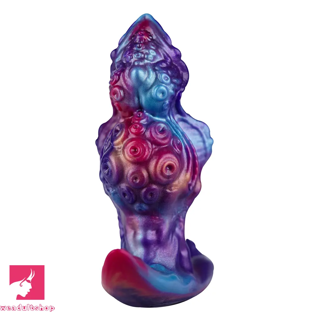 5.9in Fantasy Tentacle Soft Spiked T-shape Base Sharp Head Dildo