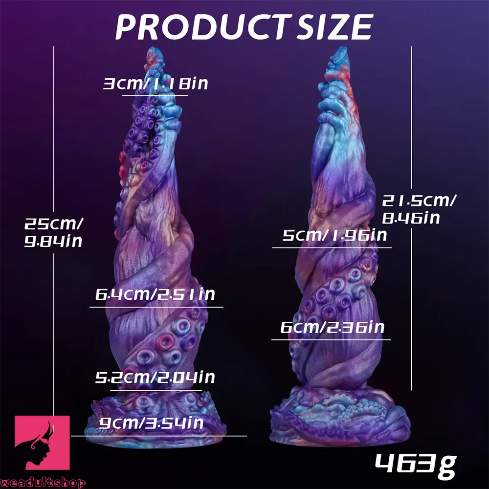 9.84in Tentacle Fantasy Big Dildo For G-Spot Stimulation Cock Masturbation