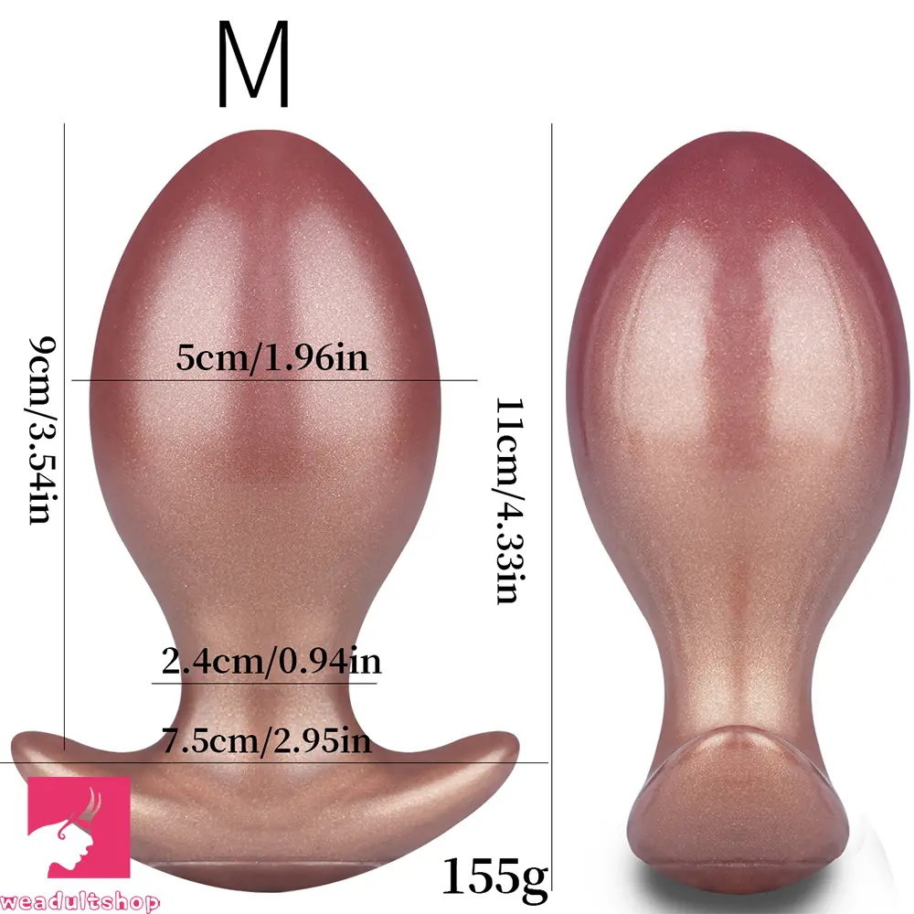 3.74in 4.33in 5.11in Anal Ball Butt Plug Dildo Female Pleasure Penis Sex Toy