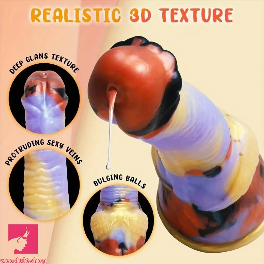 11.81in Monster Big Fantasy Dragon Knot Silicone Soft Dildo For Animal Sex