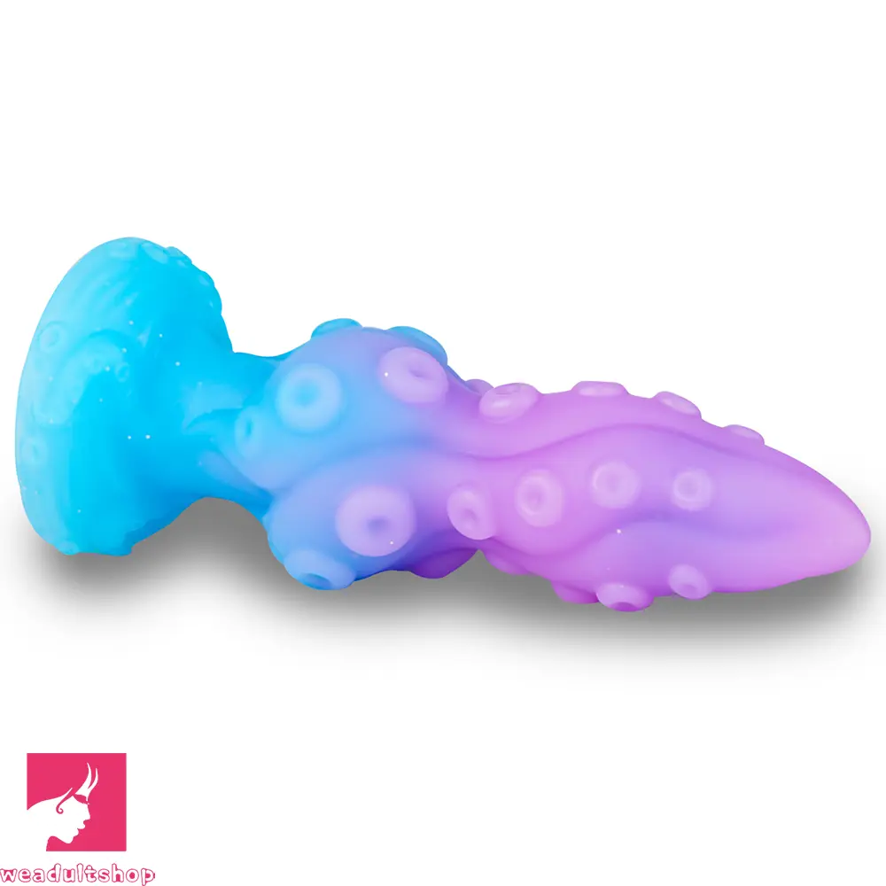 8.26in Fantasy Monster Tentacle Knot Silicone Soft Dildo For Feeling Adult
