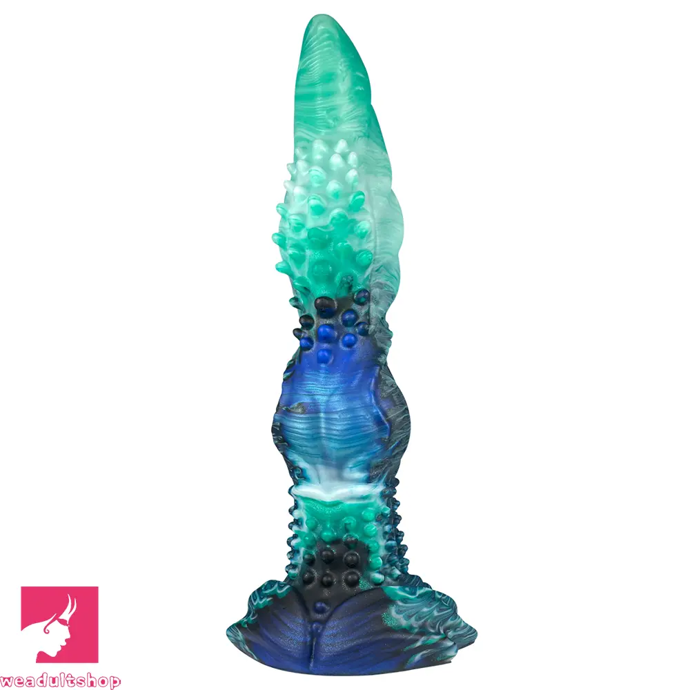 10.23in Monster Fantasy Silicone Spiked Dildo Soft Erotic Tool For Pleasure