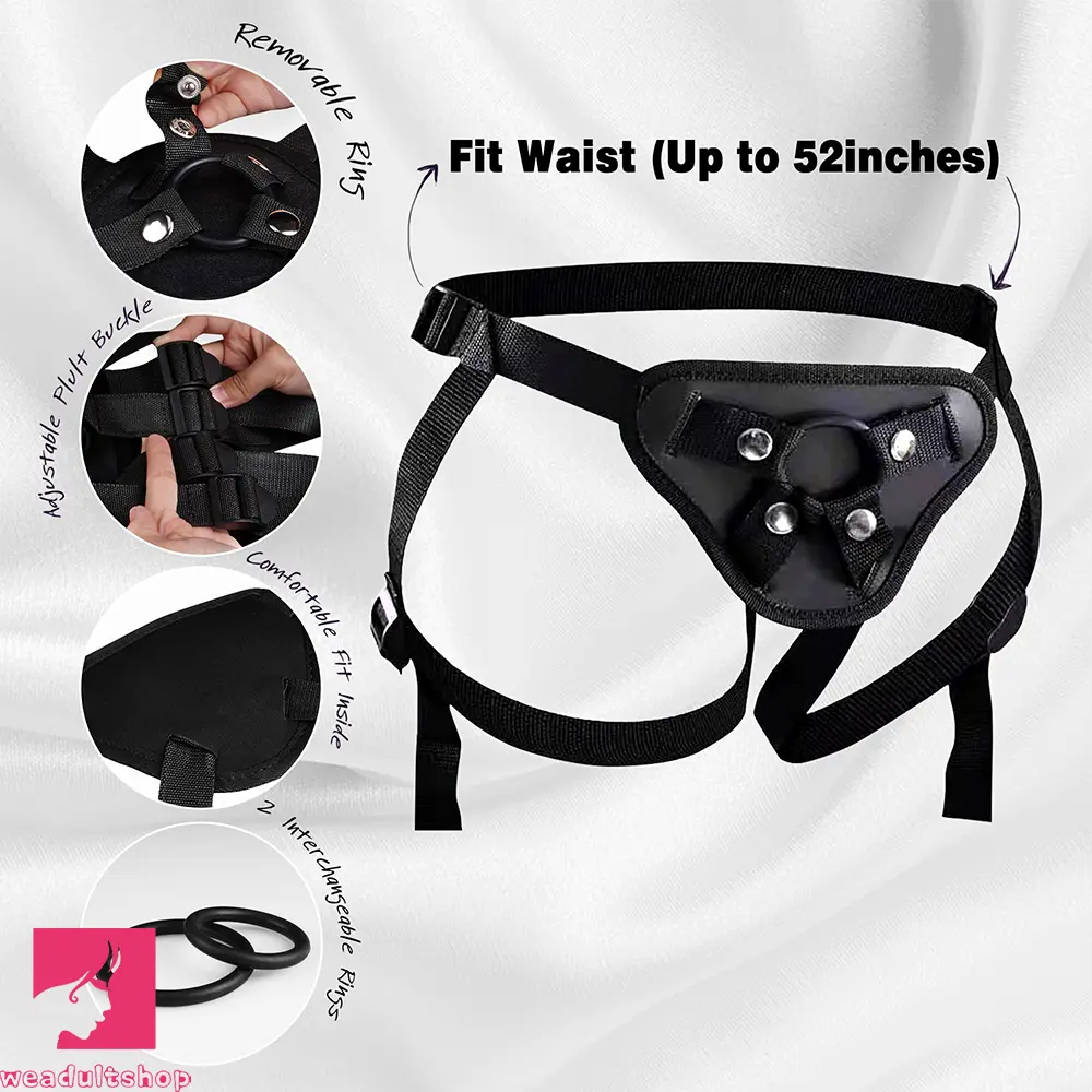 7.48in Strap on Monster Dog Knot Silicone Dildo Vaginal G-spot Sex Toy