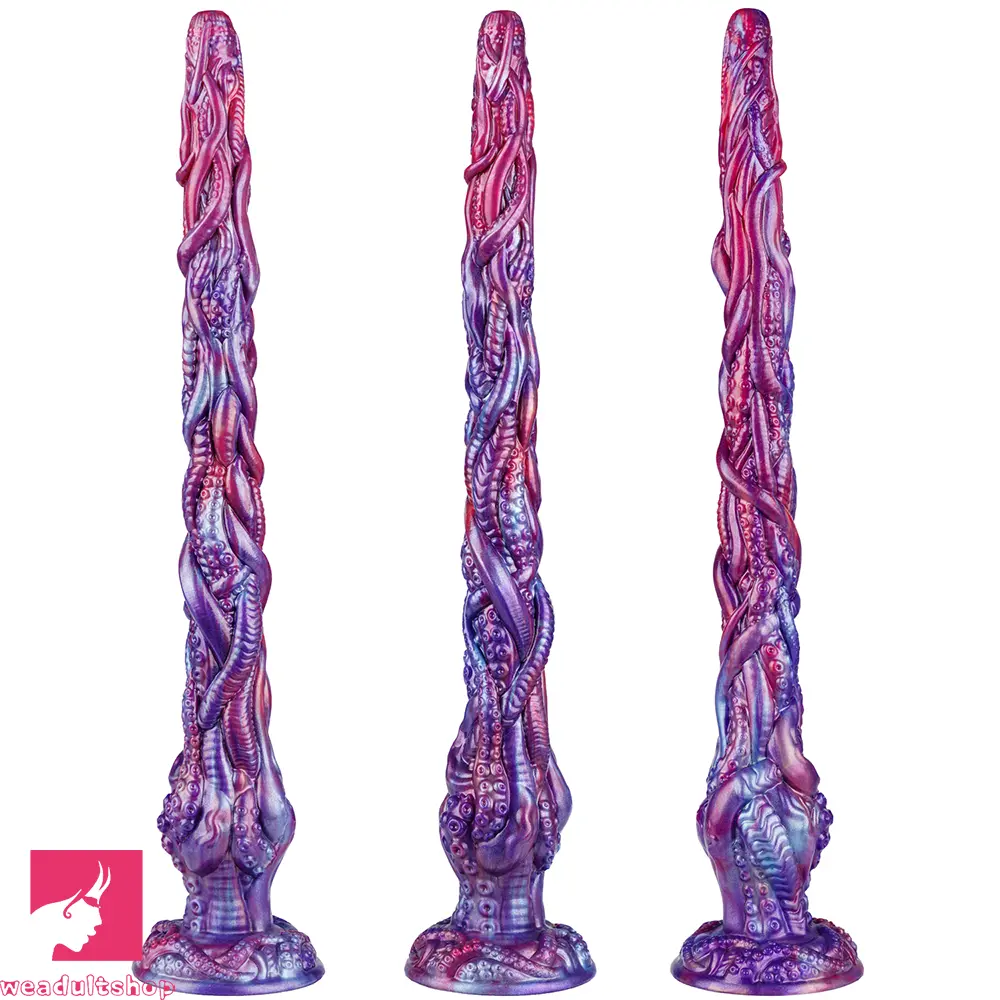 19.88in Huge Long Squirting Tentacle Monster Silicone Fantasy Odd Dildo