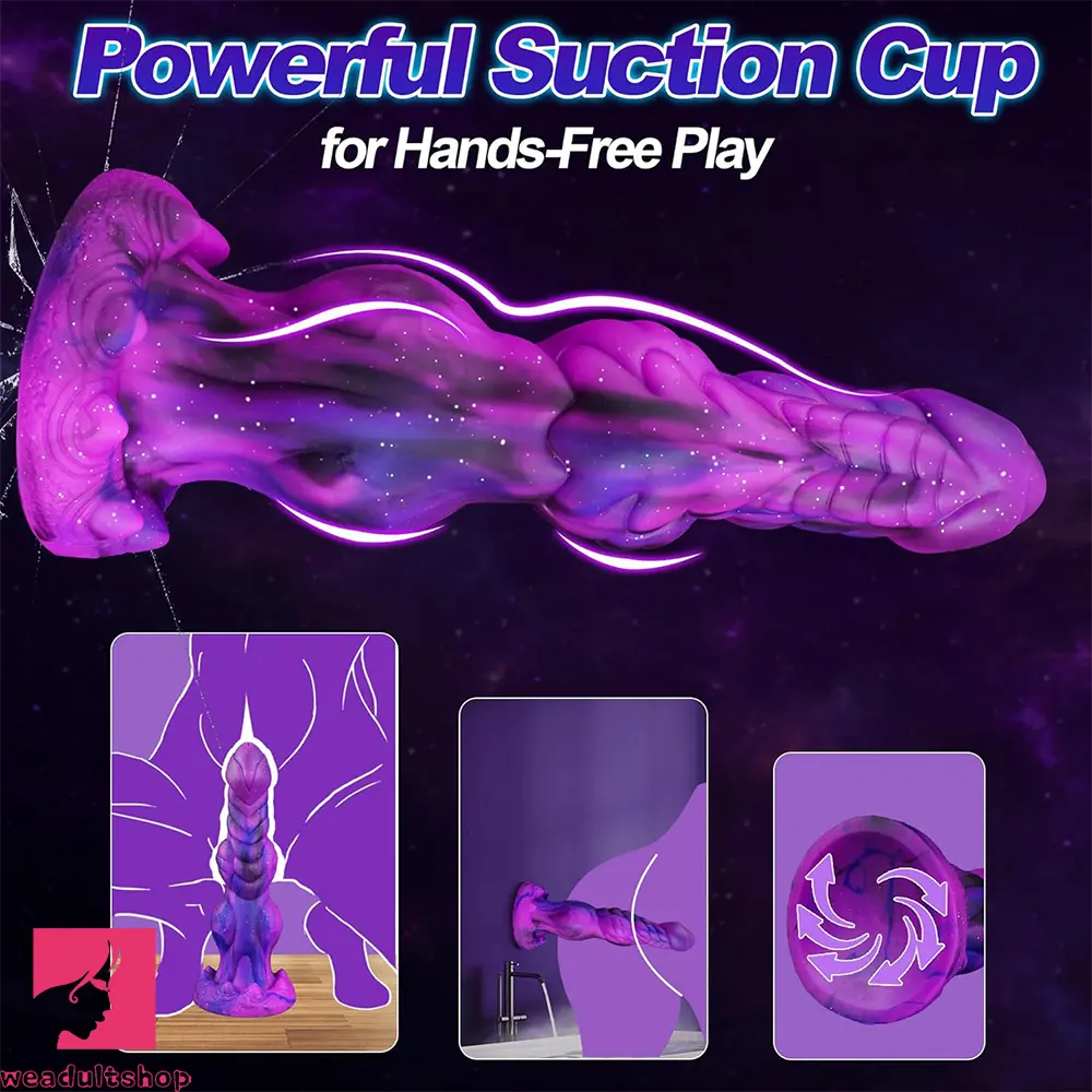 9.64in Knot Monster Silicone Big Soft Dildo For Immersive Experience Toy