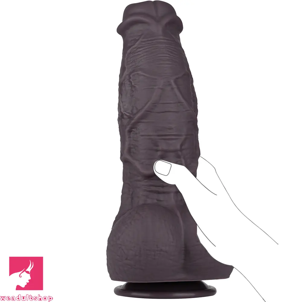 10.62in Silicone Large Soft Dildo Oversized Cock With Realistic Skin Design