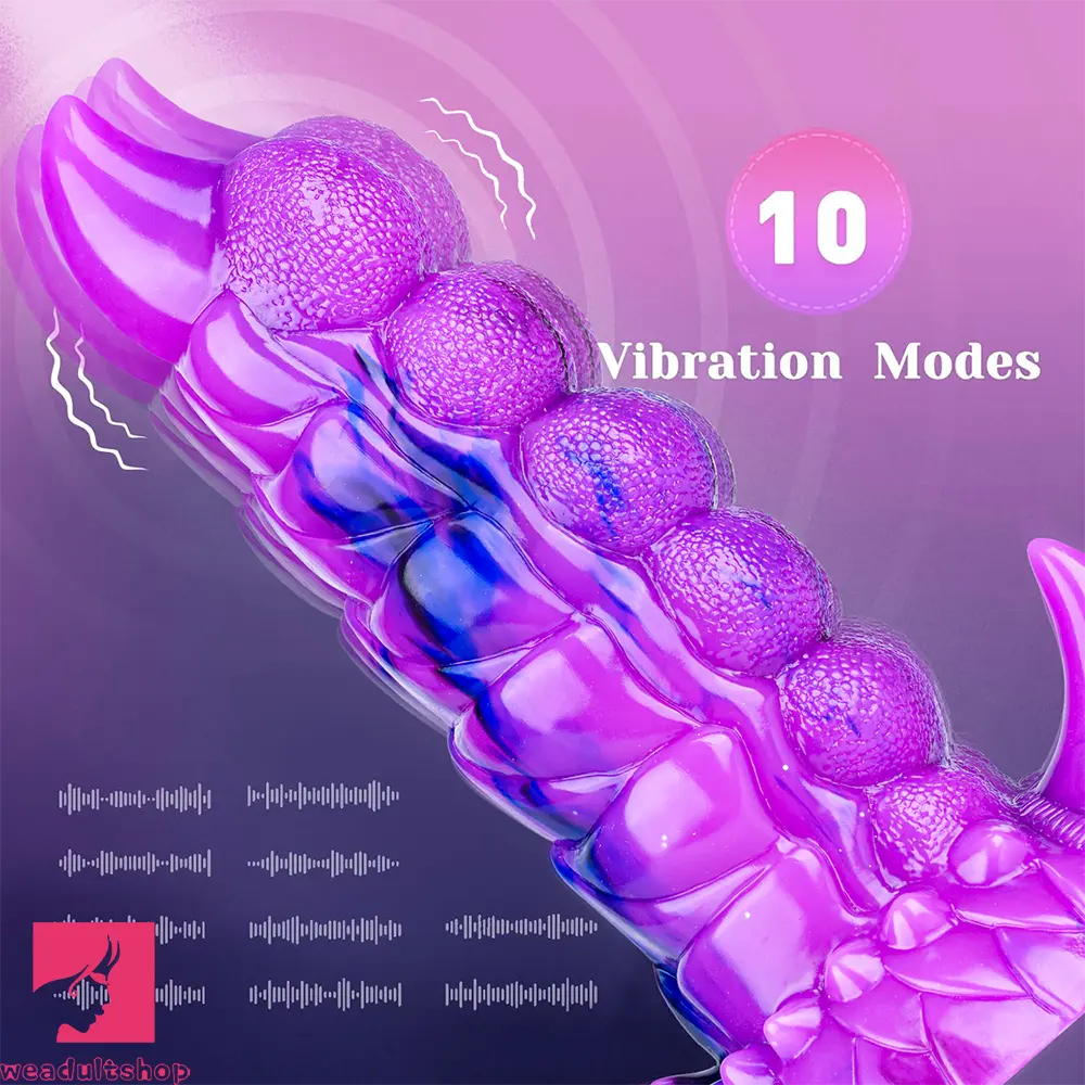 8.26in Tentacle Vibrating Remote Control Dildo Erotic Stimulation Feeling
