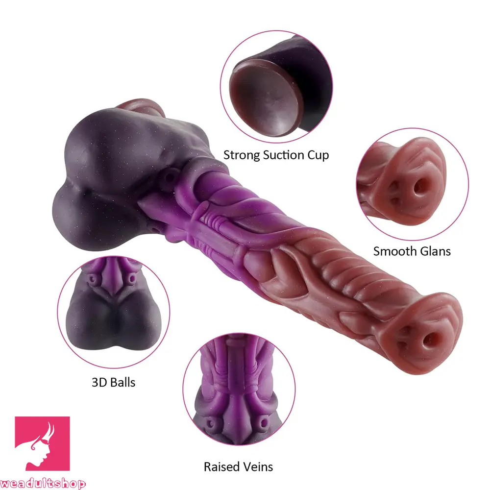 9.6in Horse Cock Fantasy Monster Big Dildo For Stimulation Women Men