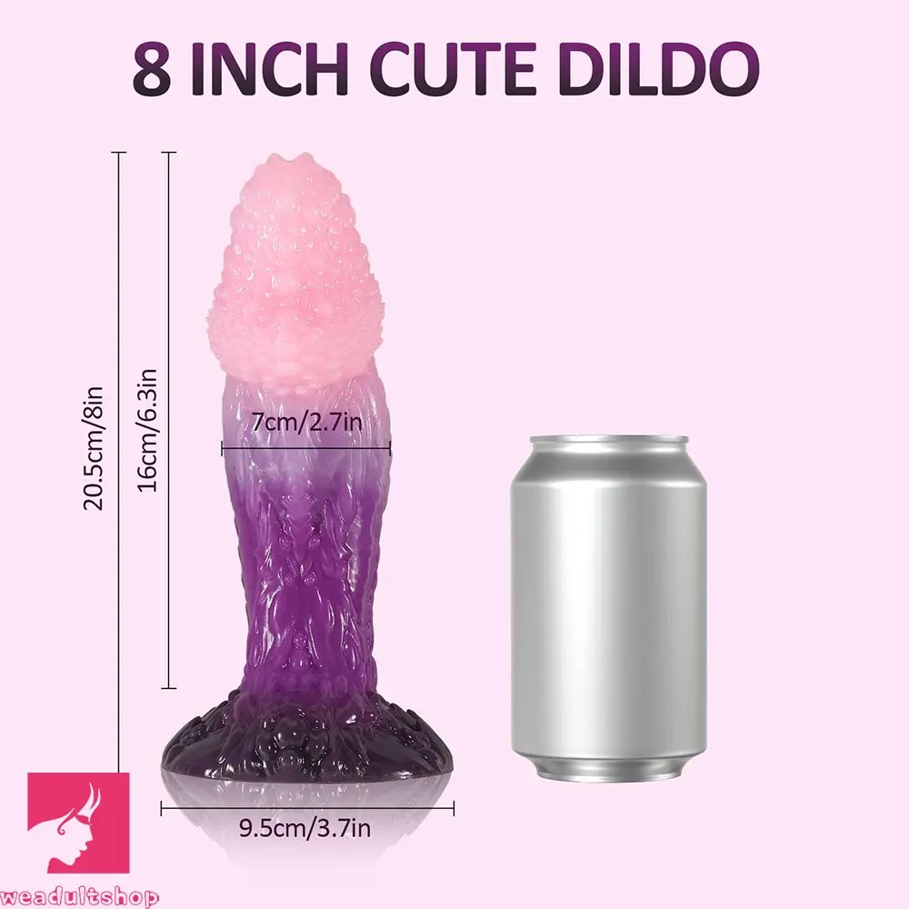 8in Fantasy Dragon Monster Silicone Big Dildo Bold Highquality Cock