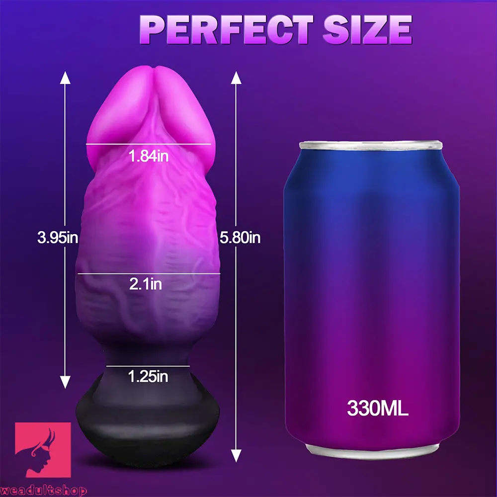 5.8in Silicone Thick Soft Wearable Dildo For Prostate Massage Dilator