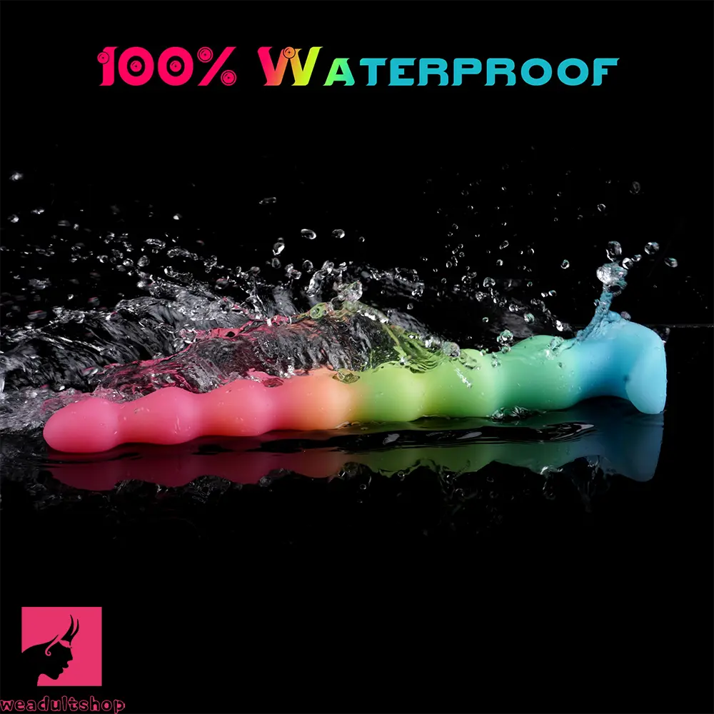 14.17in Long Beads Silicone Soft Luminous Dildo Adult Pleasure Sex Cock