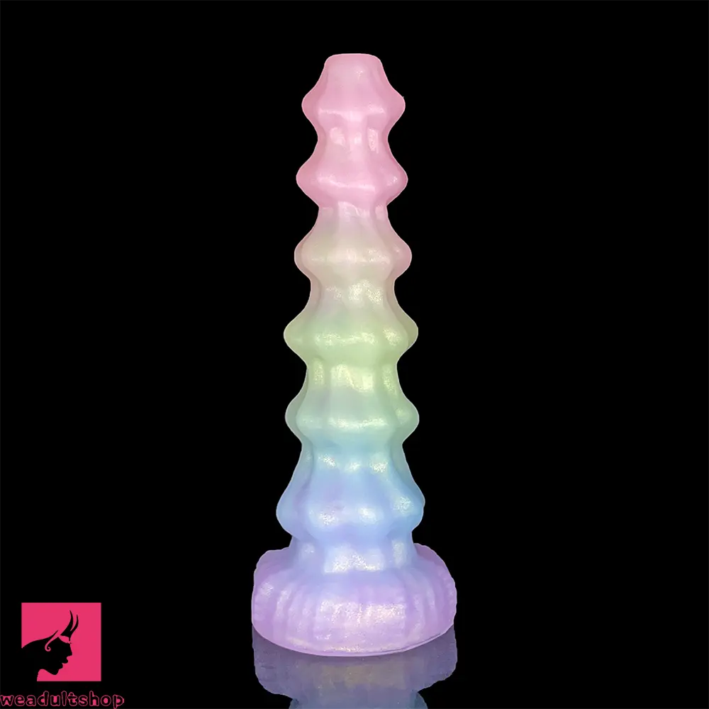 10.04in Monster Silicone Big Odd Dildo Anal Clit Expansion Sex Cock