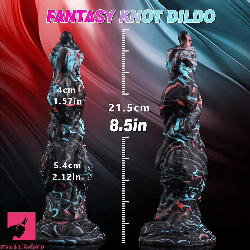 8.5in Fantasy Monster Knot Silicone Dildo For Vaginal and Anal Playtime