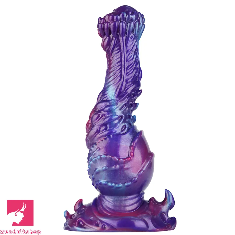 8.85in Fantasy Monster Hierarchical Design Silicone Big Dildo For Feeling