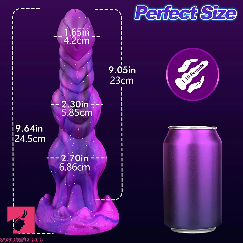 9.64in Knot Monster Silicone Big Soft Dildo For Immersive Experience Toy