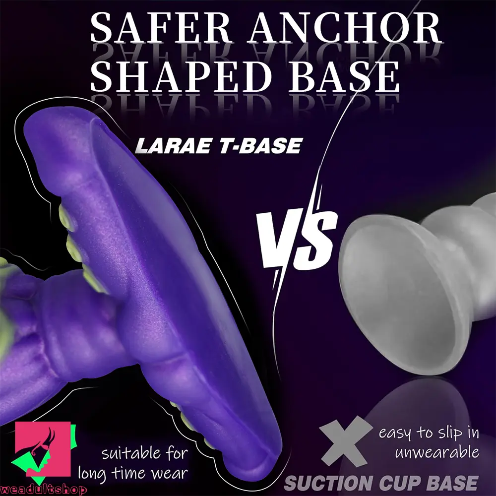 6.29in Tentacle Fantasy Creature Silicone Soft Dildo Vestibular Dilator
