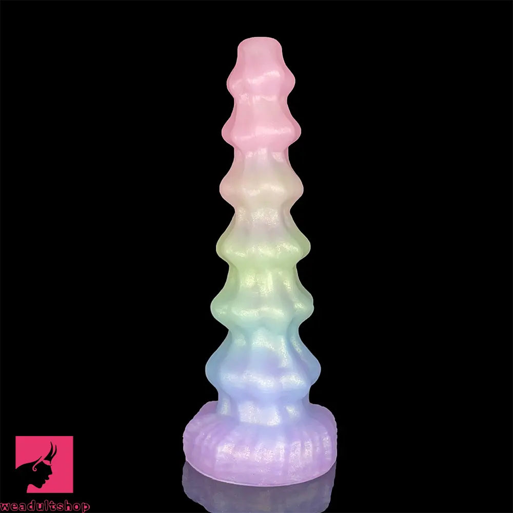 10.04in Monster Silicone Big Odd Dildo Anal Clit Expansion Sex Cock