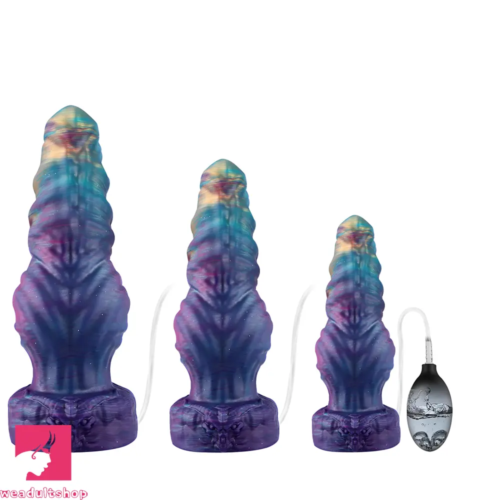 8.26in 10.62in 12.99in Monster Knotted Silicone Big Soft Cumming Dildo