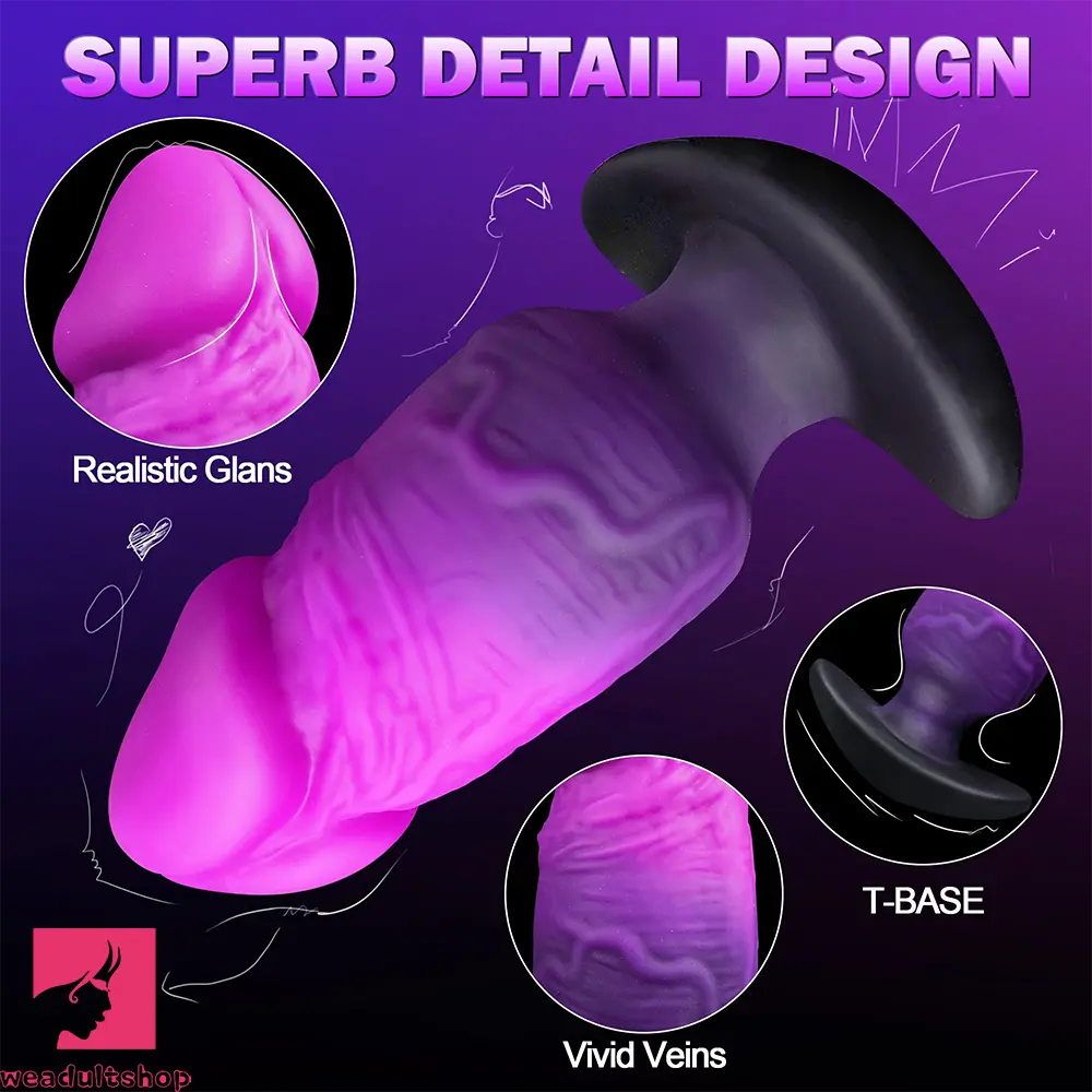 5.8in Silicone Thick Soft Wearable Dildo For Prostate Massage Dilator