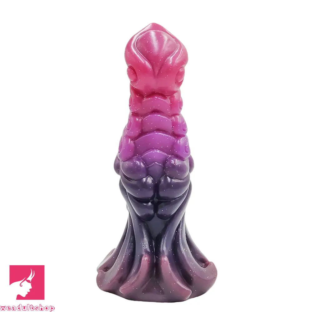 7.87in Monster Knot Luminous Dildo With Ribs Adult Sex Masturbator