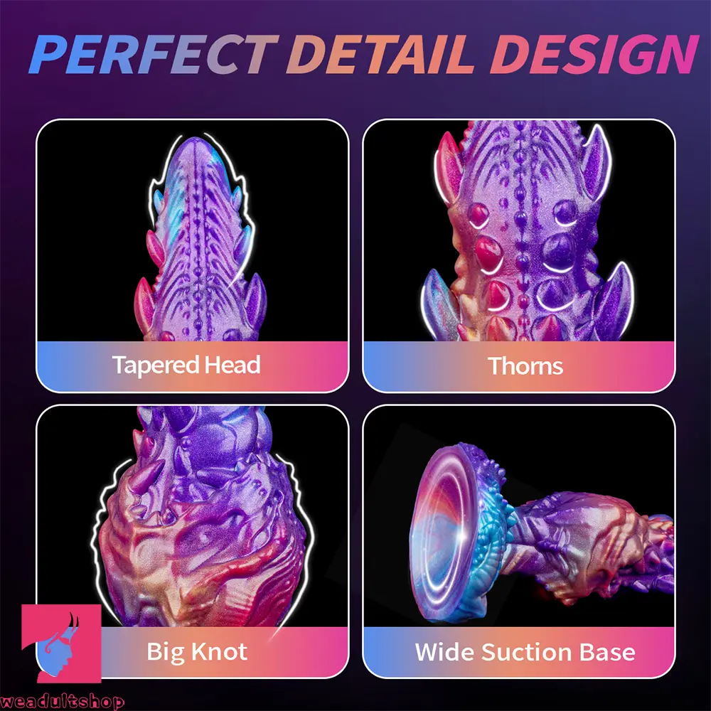 8.26in Big Fantasy Creature Silicone Dildo For Same Sex Couples Love