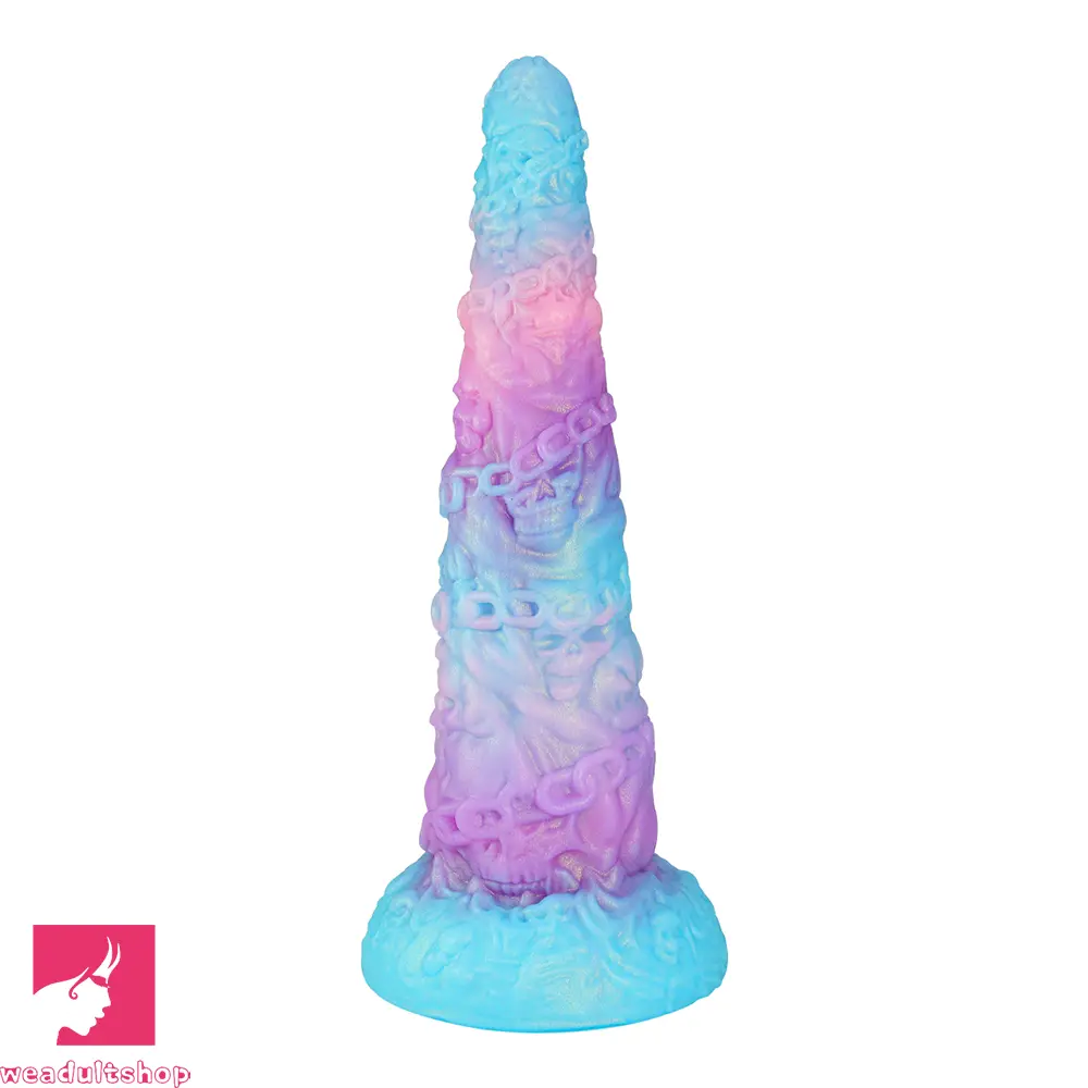 15.43in Huge Fantasy Monster Skeleton Wave Ridge Dildo Feeling Sex Toy