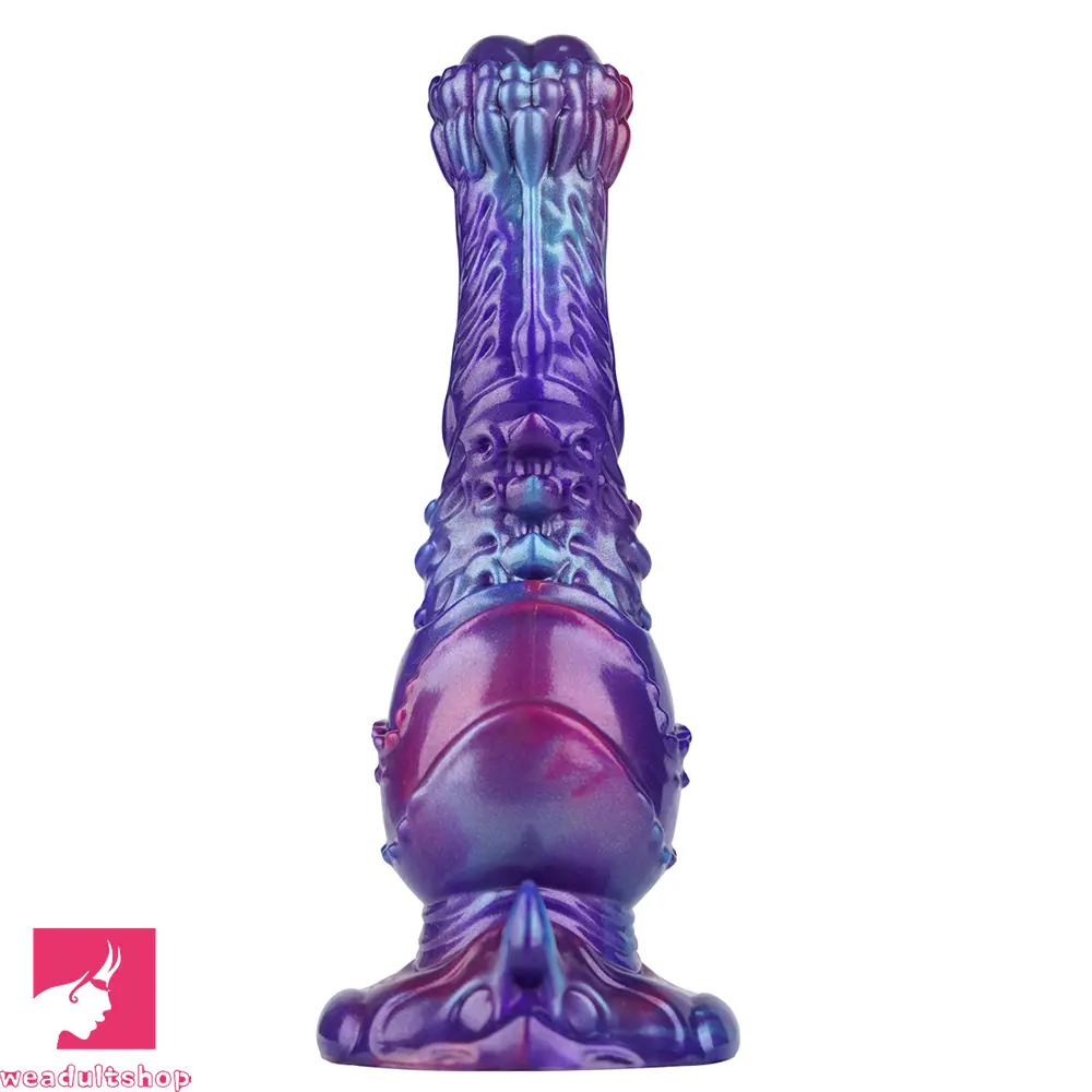 8.85in Fantasy Monster Hierarchical Design Silicone Big Dildo For Feeling