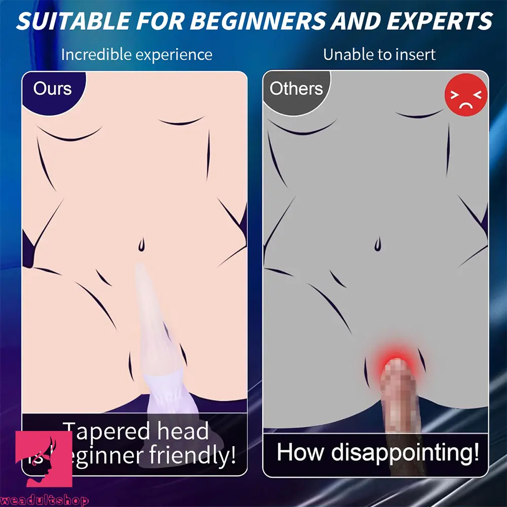 8.07in Fantasy Animal Monster Silicone Big Dildo with Suction Cup Toy