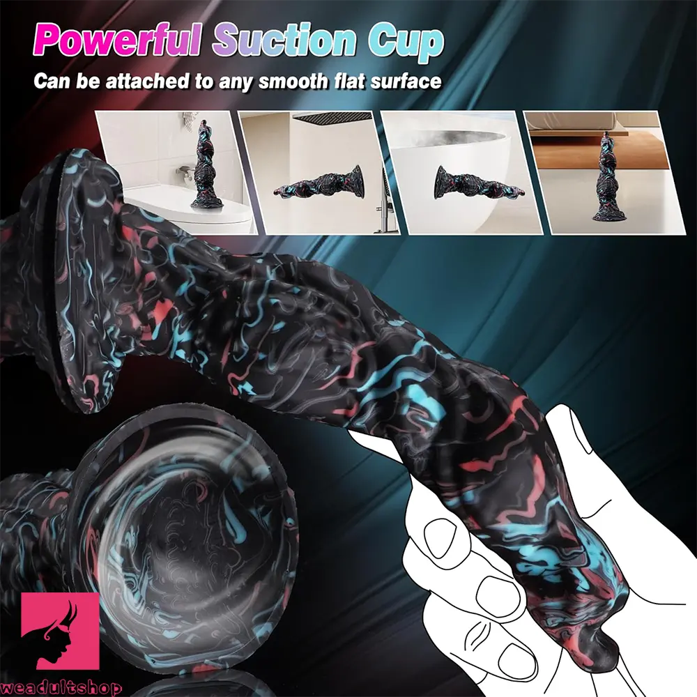 8.5in Fantasy Monster Knot Silicone Dildo For Vaginal and Anal Playtime