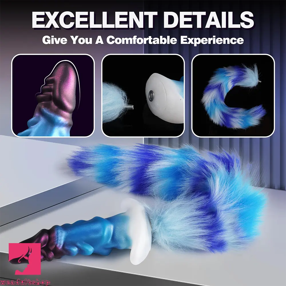 5.51in Soft Silicone Anal Tail Monster Dildo Lgbt Friendly Fantasy Love