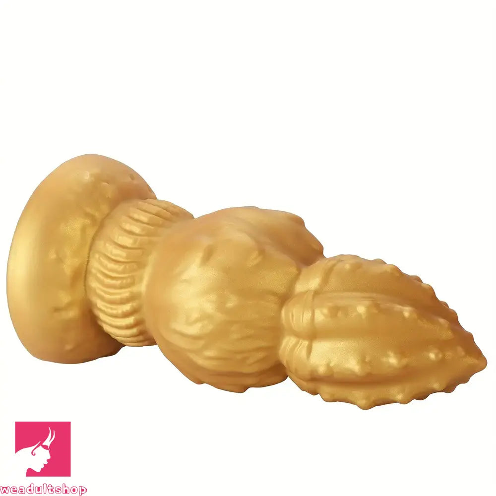 7.87in 9.05in 10.23in 11.41in Golden Gourd Sharp Pointed Large Fat Dildo