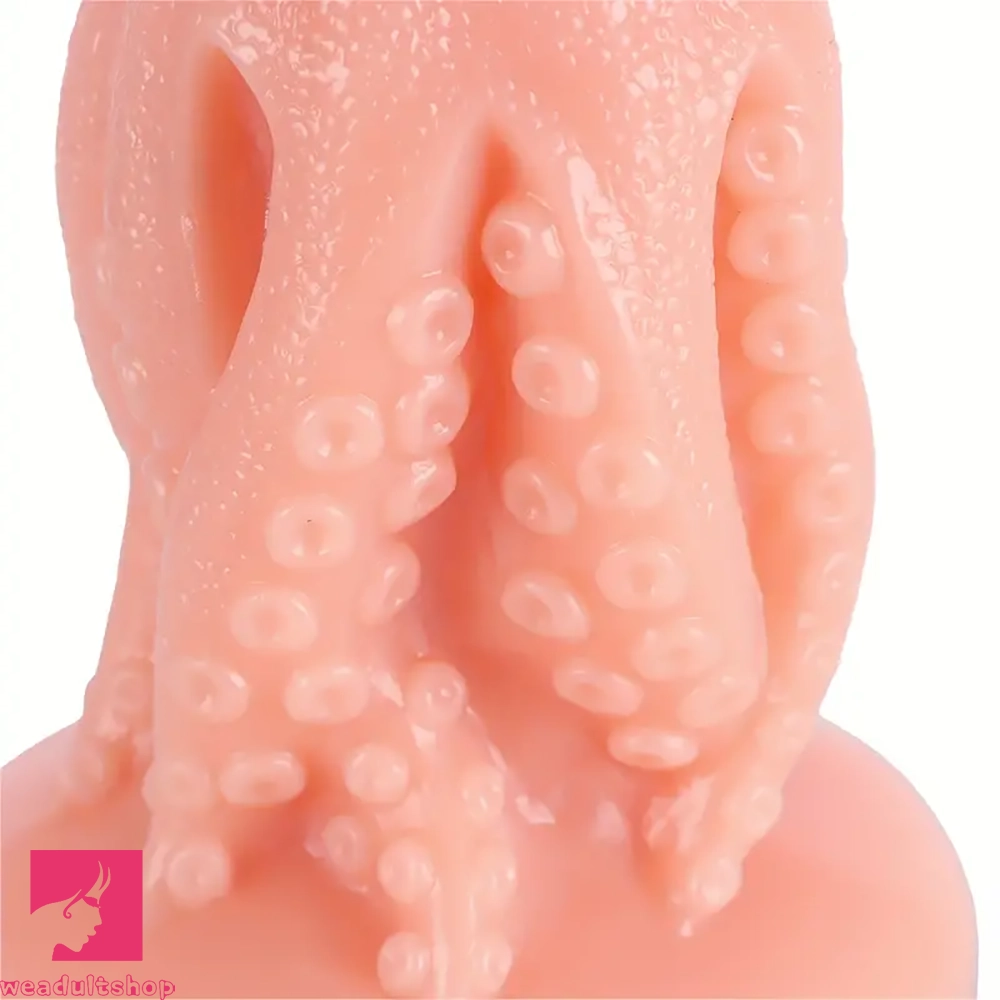 8.07in Skin Feel Octopus Anal Plug-Real Tentacle Dildo Granular Bump