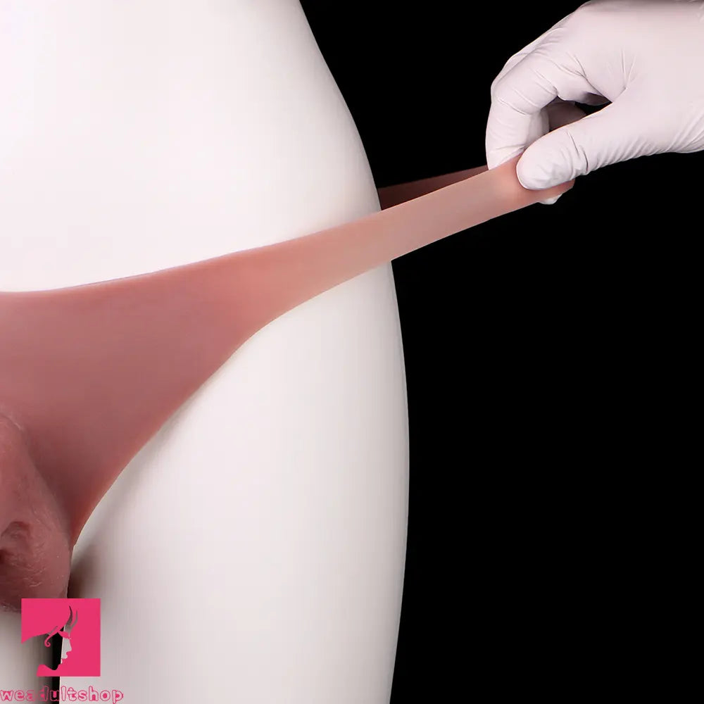 8.07in Silicone Big Strapon Hollow Dildo With Glans Penis For Big Sex Toy