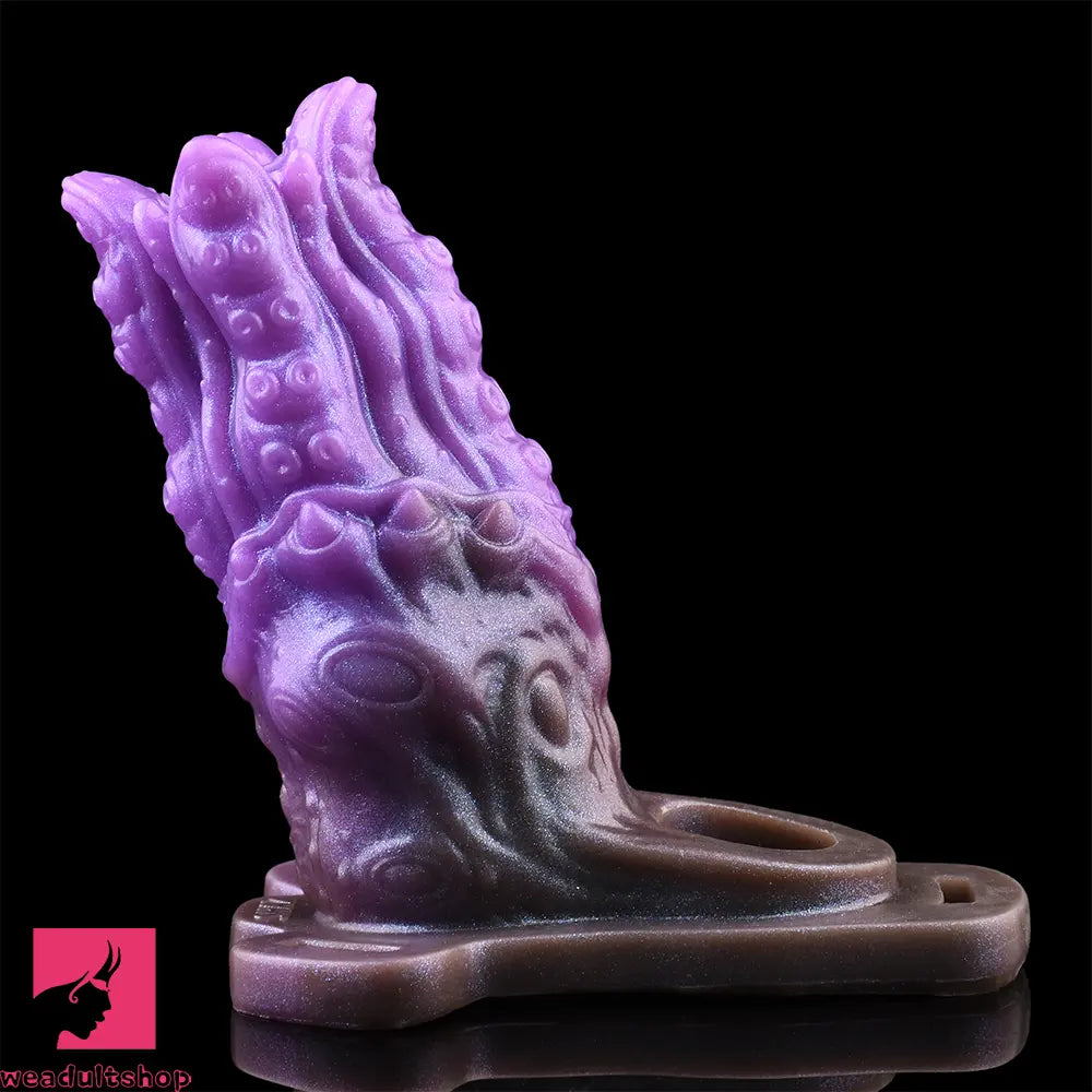 5.59in Dragon Beast Creature Silicone Flexible Fantasy Hollow Dildo Sleeve