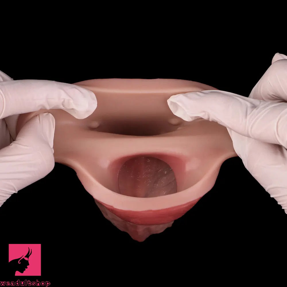 7.91in Realistic Penis Dildo Cock Sleeve Extender Vibrating Remote Cock Toy