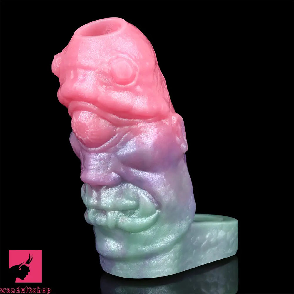 5.03in Velvet Pulse SHAZ-3019 Fantasy Hollow Dildo Sleeve Cock Extension