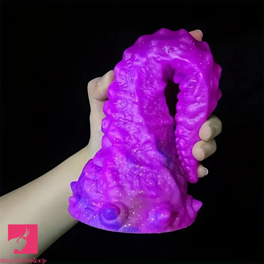 10.03in Octopus Silicone Anal Plug Portable Realistic Tentacle Fantasy Dildo