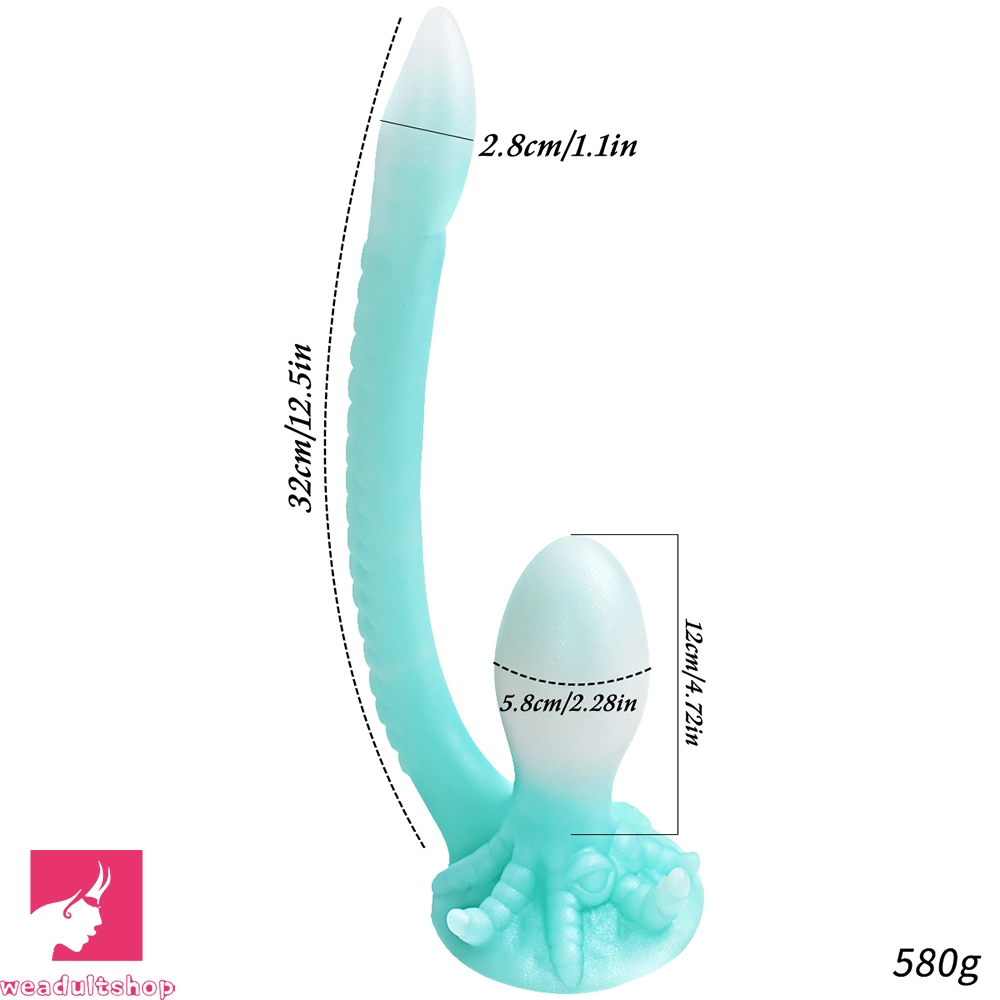 10.2in 12.5in Big Tentacle Soft Silicone Dildo For Women Men Penis Fucking