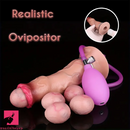 6.57in Silicone Ovipositor Expandable Dildo Realistic Penis Foreskin Tunnel