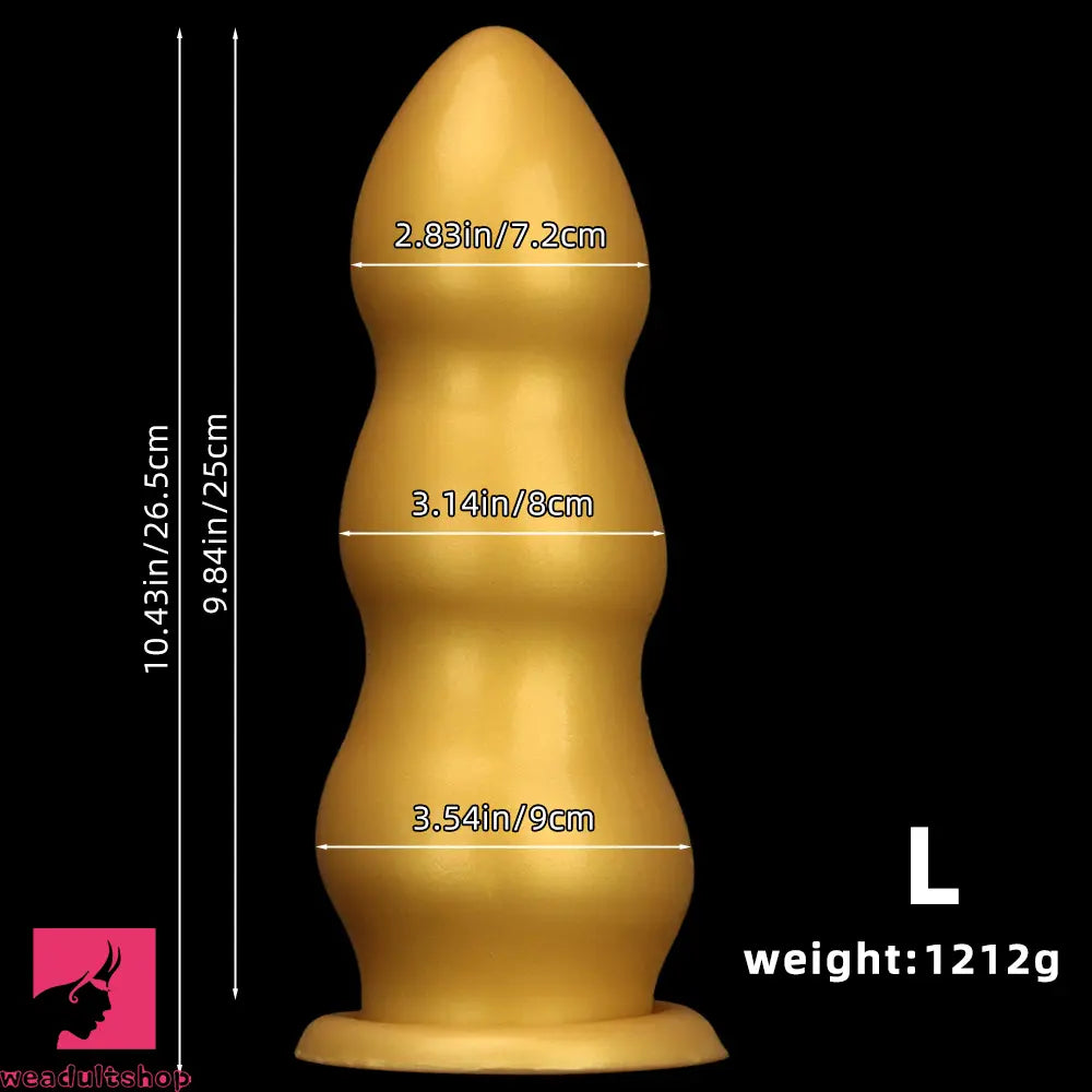 7.48in 8.85in 10.43in 12in Extra Large Gold Silicone Dildo Highquality Cock