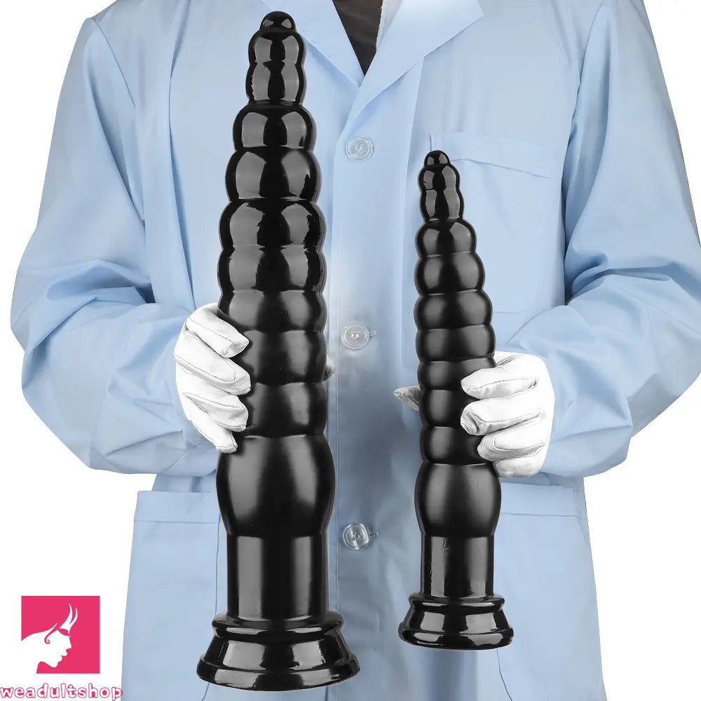 12.6in 17.32in PVC Super Long Large Thick Anal Plug Dildo Torture Cock