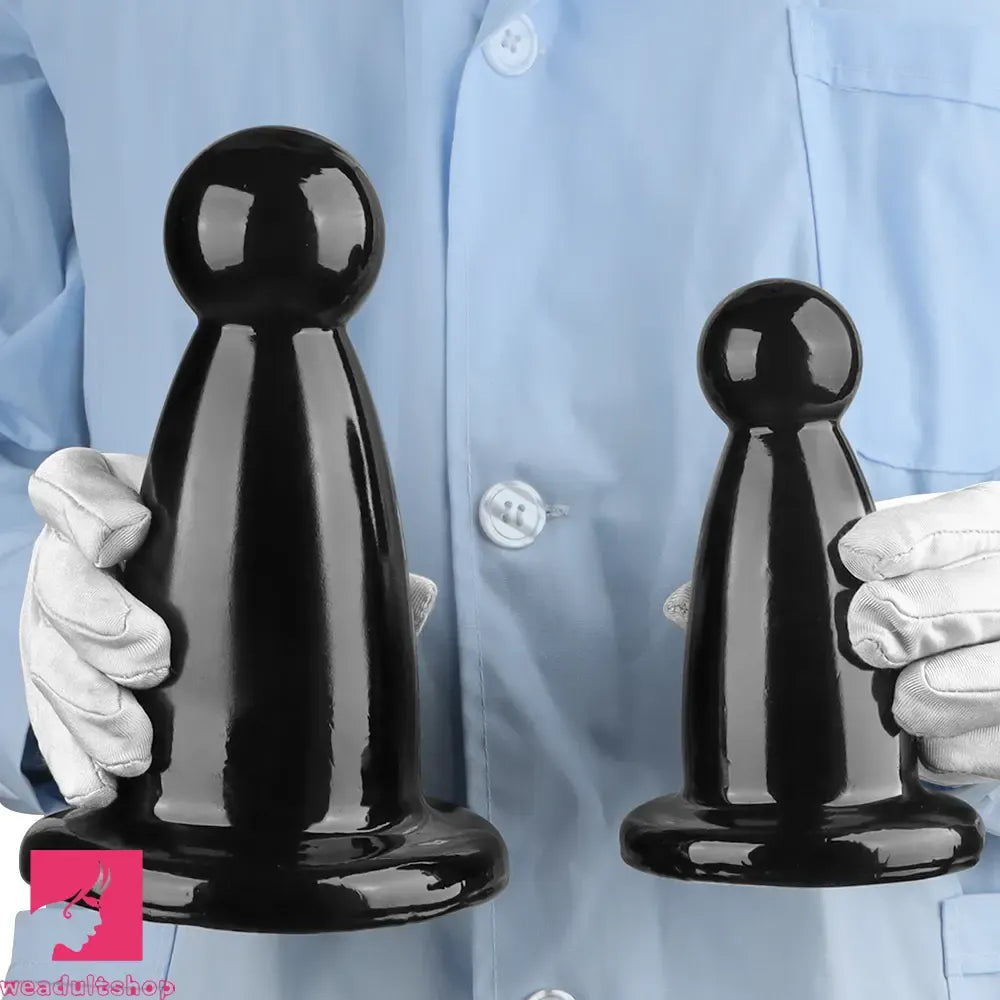 5.7in 7.87in Black PVC Thick Butt Plug Dildo For Women Sexual Adult Cock