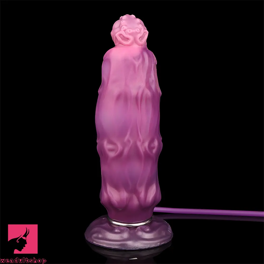 9.68in Inflatable Silicone Soft Big Fantasy Odd Dildo Penis Sex Simulator