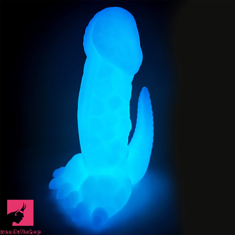 6.29in 8.46in Dinosaur Claw Luminous Dildo For Women Men Sex Prostate