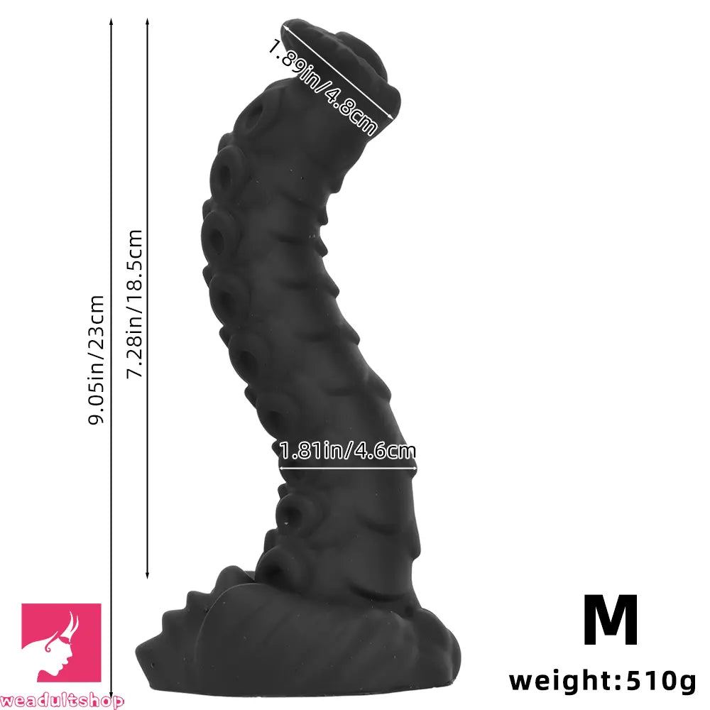 7.48in 9.05in 10.62in Elbow Odd Shaped Big Cock Anal Plug Dilator Dildo