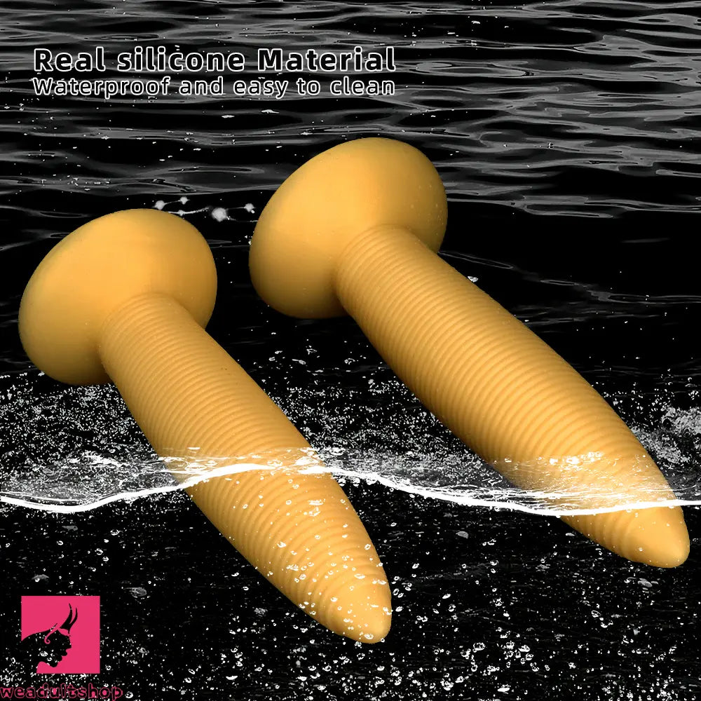 13.38in 14.96in Pointed Large Long Threaded Anal Plug Dildo For Anal Sex