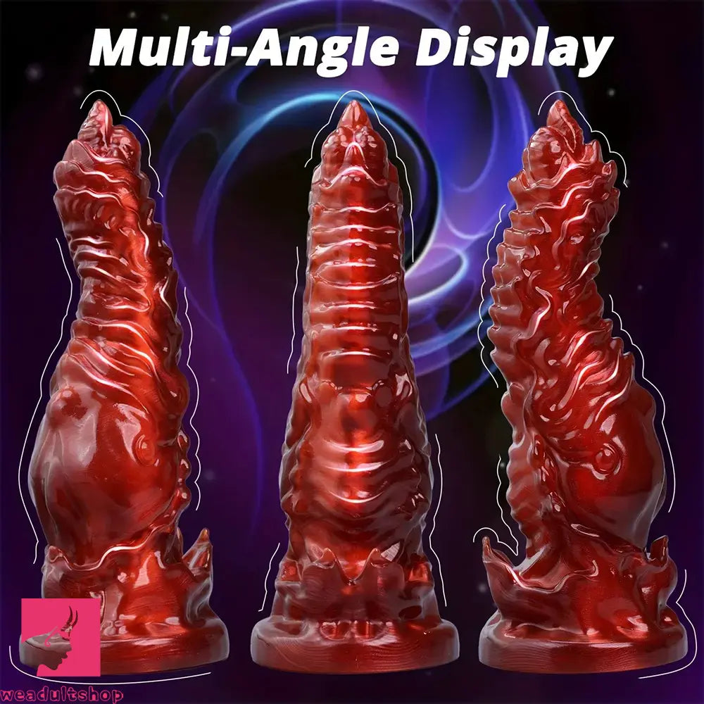 7.09in 9.06in O-ring Flexible Touch Simulation Monster Silicone Soft Dildo
